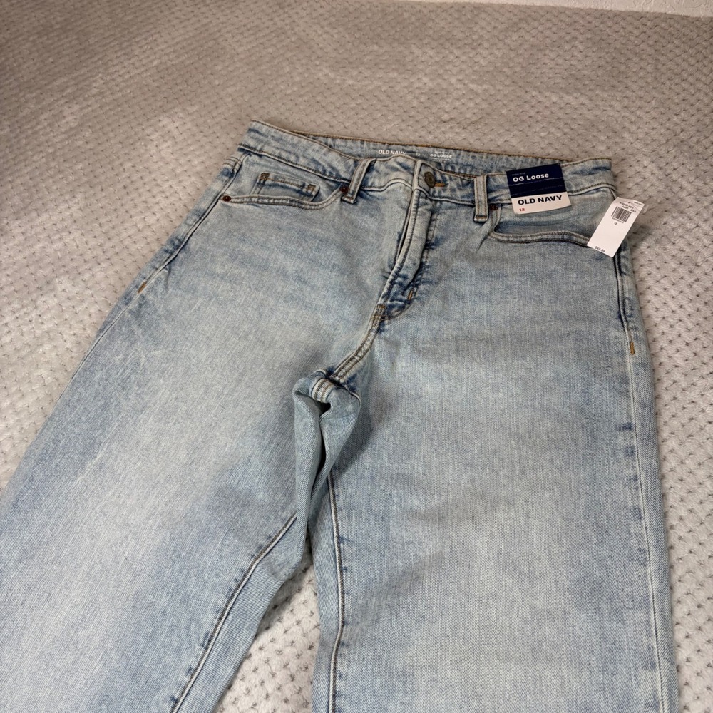 NWT Old Navy Og Loose Jeans Size 12 Women's